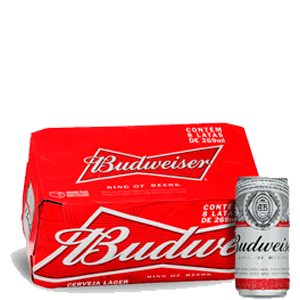CERVEJA BUDWEISER FARDO COM 8UN DE 269ML