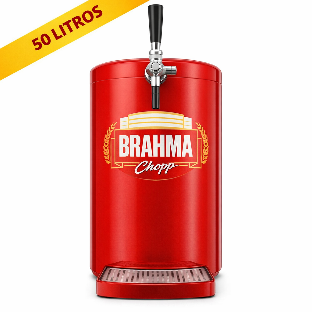 Chopp Brahma Claro 50L + Chopeira Retornável